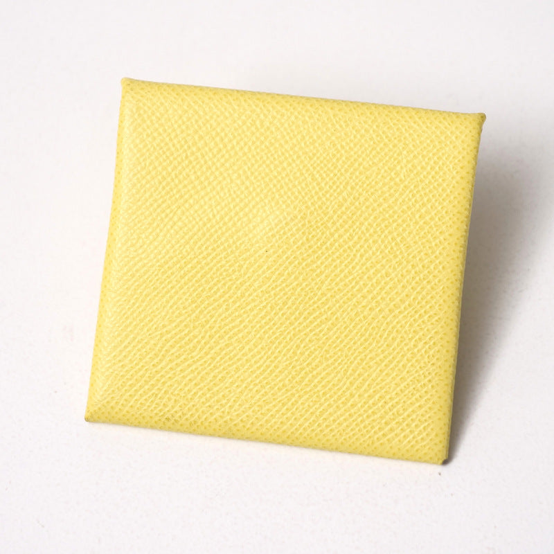 HERMES Coin case Epsom yellow Bastia
