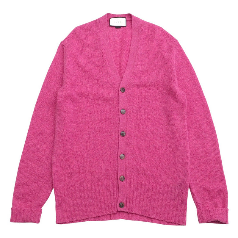 GUCCI cardigan 439224 wool pink M