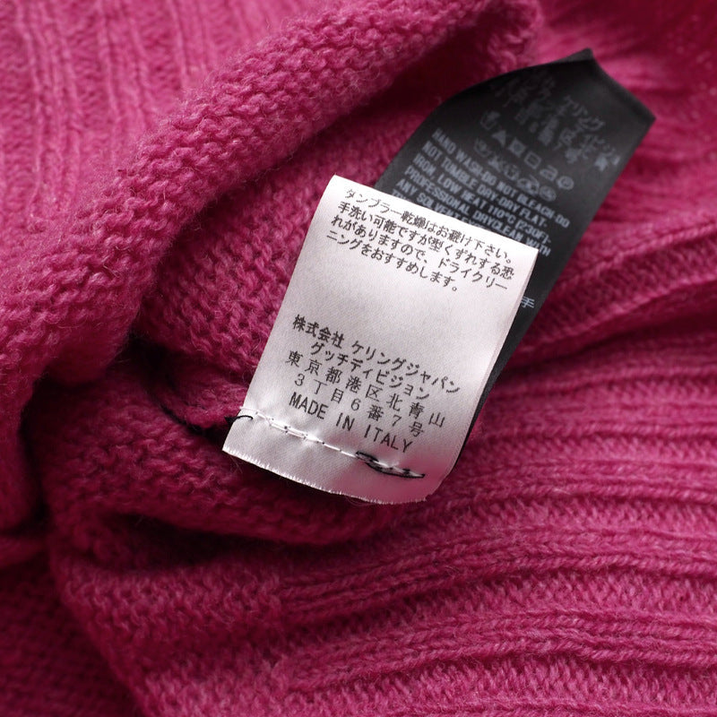 GUCCI cardigan 439224 wool pink M