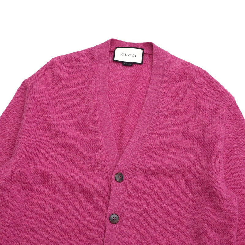 GUCCI cardigan 439224 wool pink M