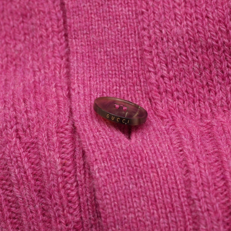 GUCCI cardigan 439224 wool pink M