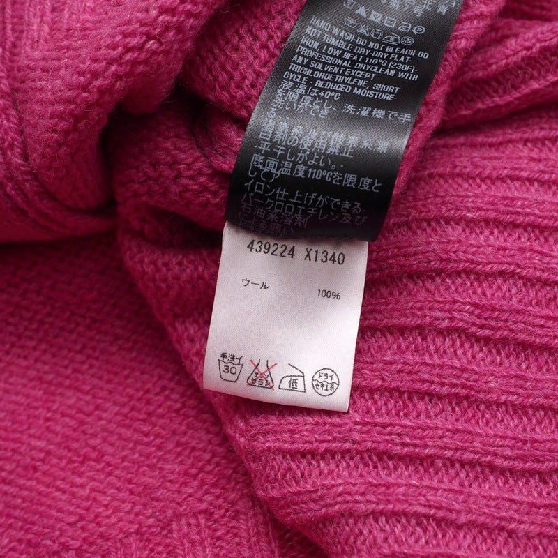 GUCCI cardigan 439224 wool pink M