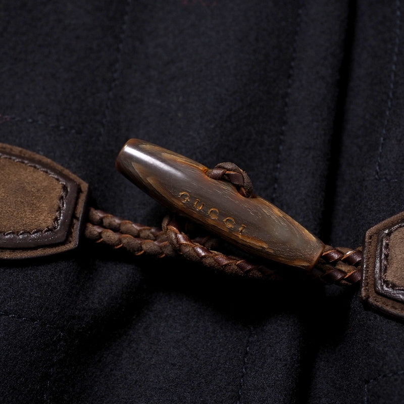 GUCCI Duffel coat 247184 wool Navy 44