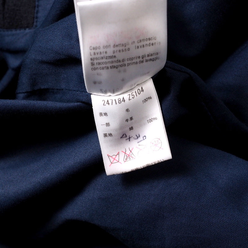 GUCCI Duffel coat 247184 wool Navy 44
