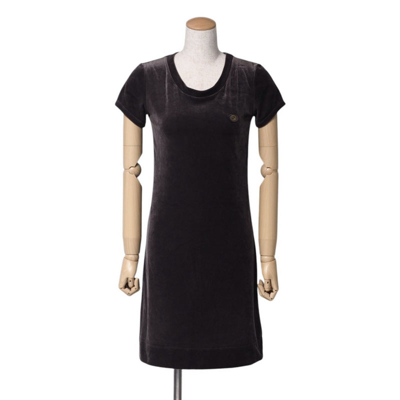GUCCI one piece 271473 Velor charcoal XS