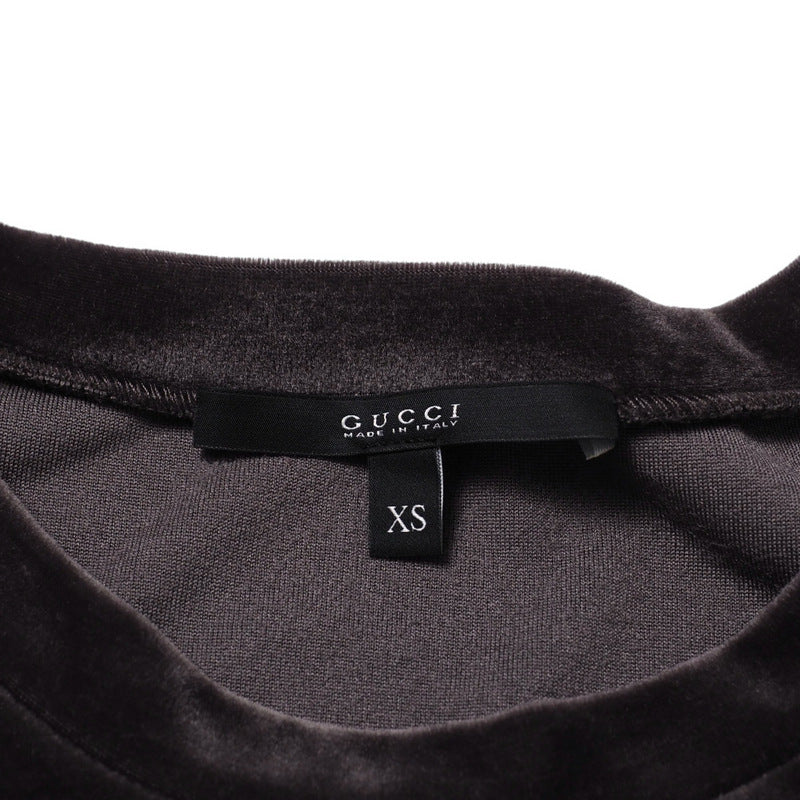 GUCCI one piece 271473 Velor charcoal XS