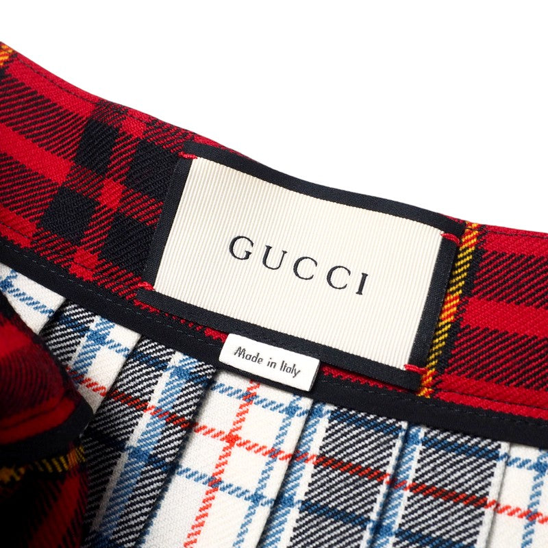 GUCCI Long skirt 448873 wool multicolor 36