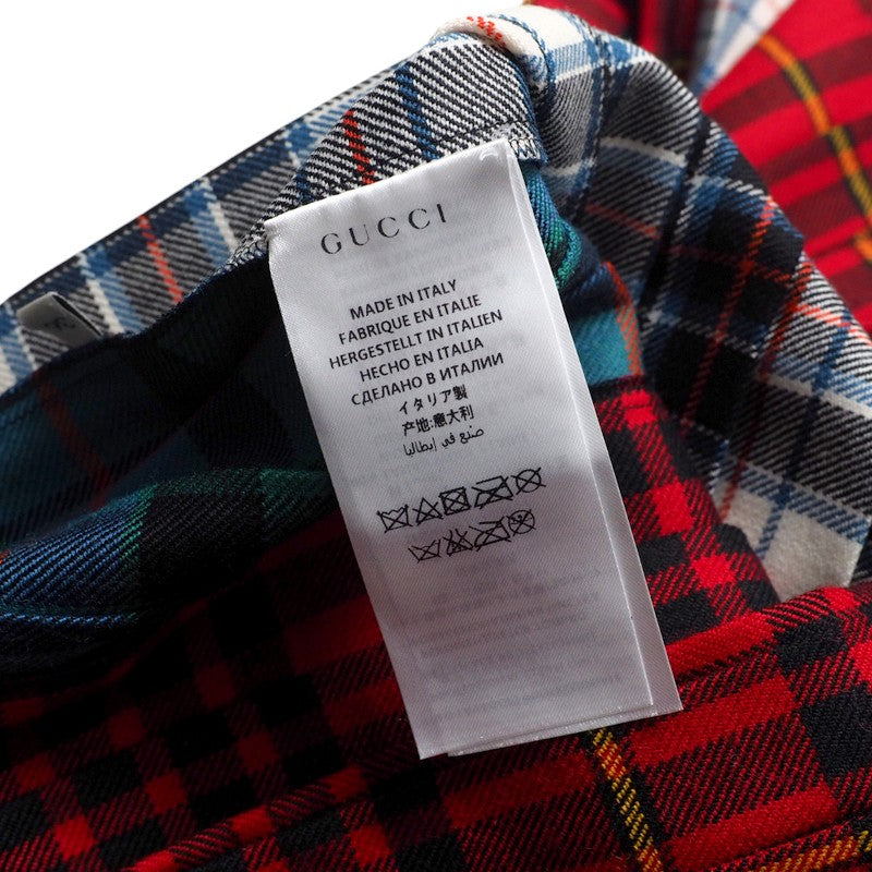 GUCCI Long skirt 448873 wool multicolor 36
