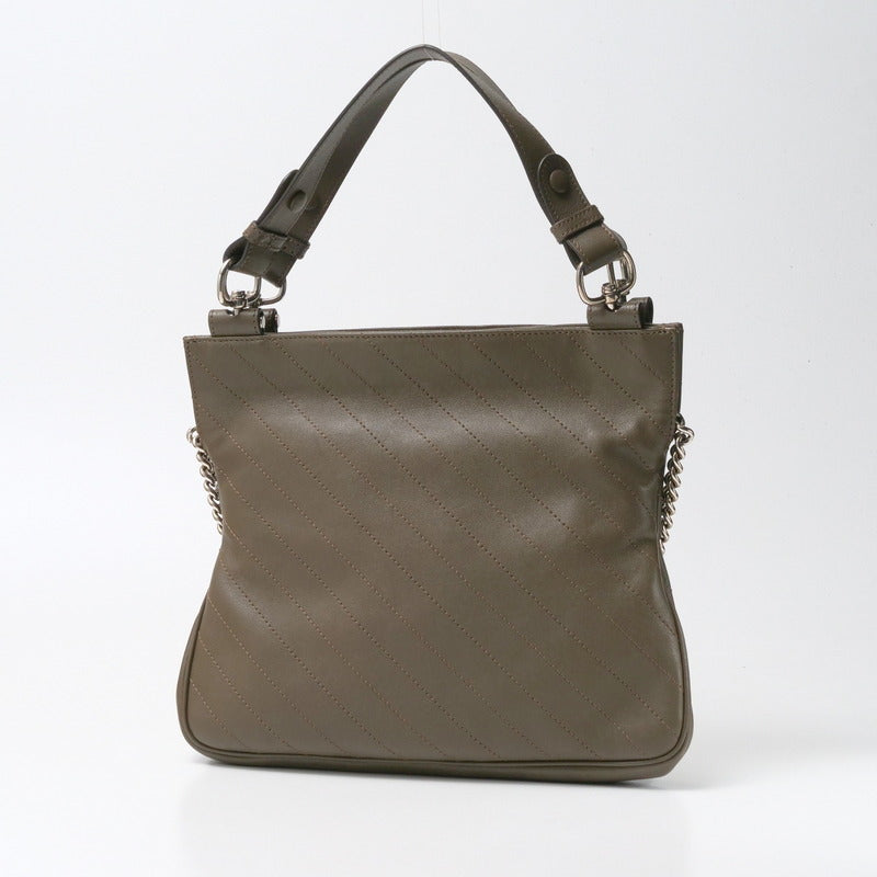 GUCCI Handbag 751518 leather Khaki type