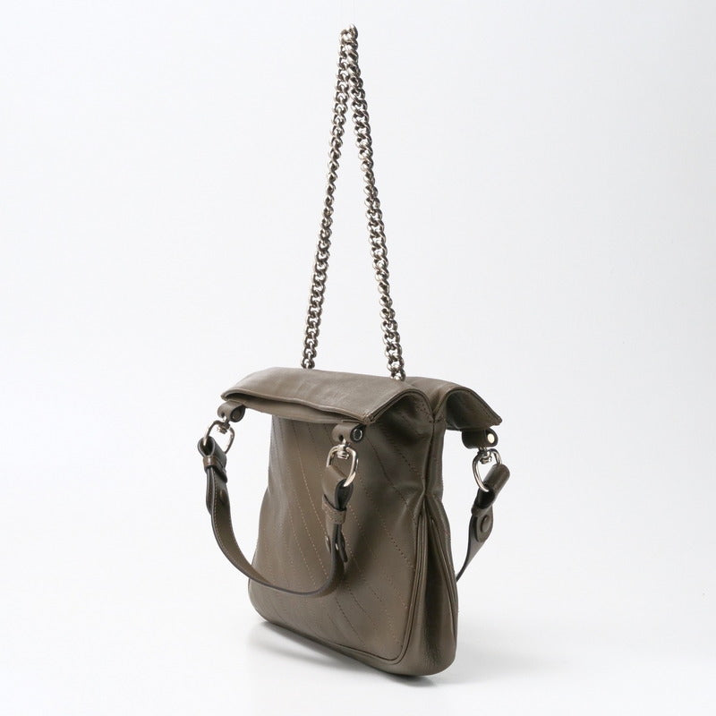 GUCCI Handbag 751518 leather Khaki type