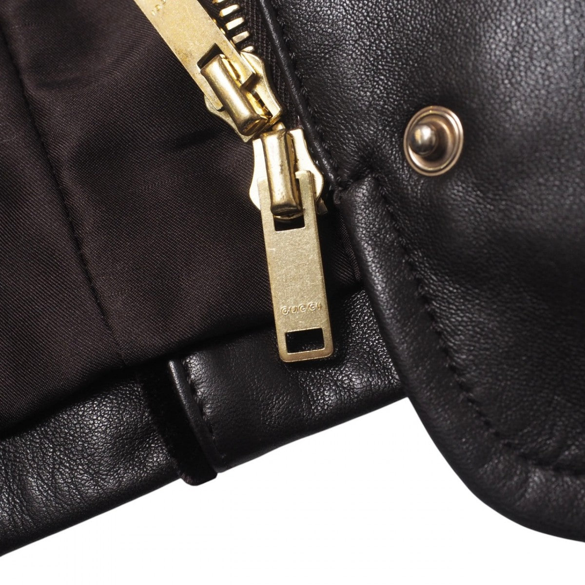 GUCCI Jacket 136350.XM216 Cowhide Brown 38