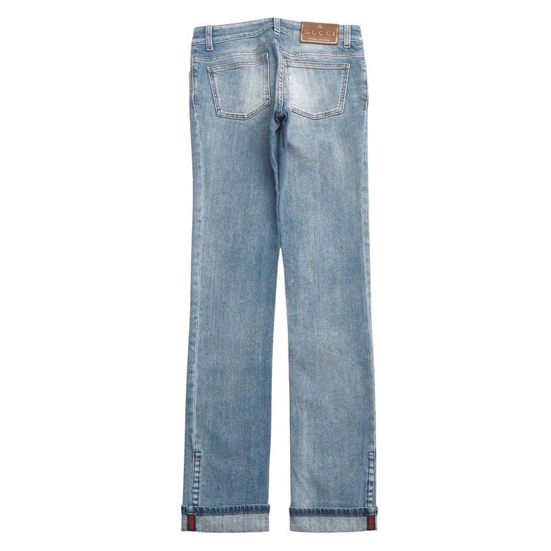 GUCCI Denim pants Cotton denim Indigo 36
