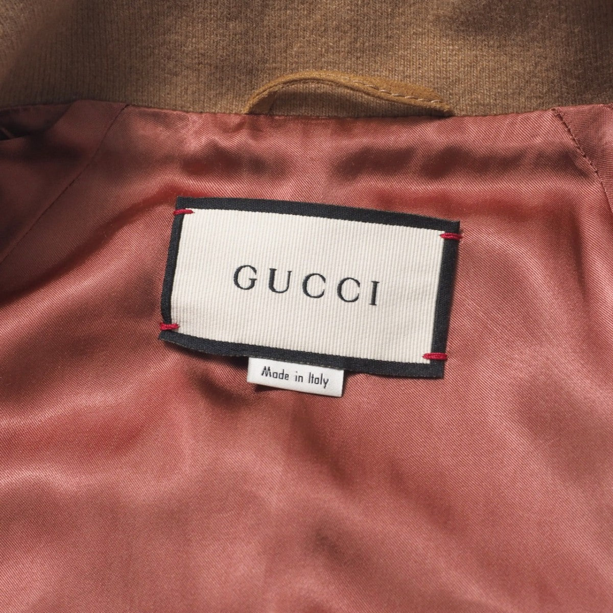 GUCCI Jacket 567428 goat Camel brown Sherry line 44
