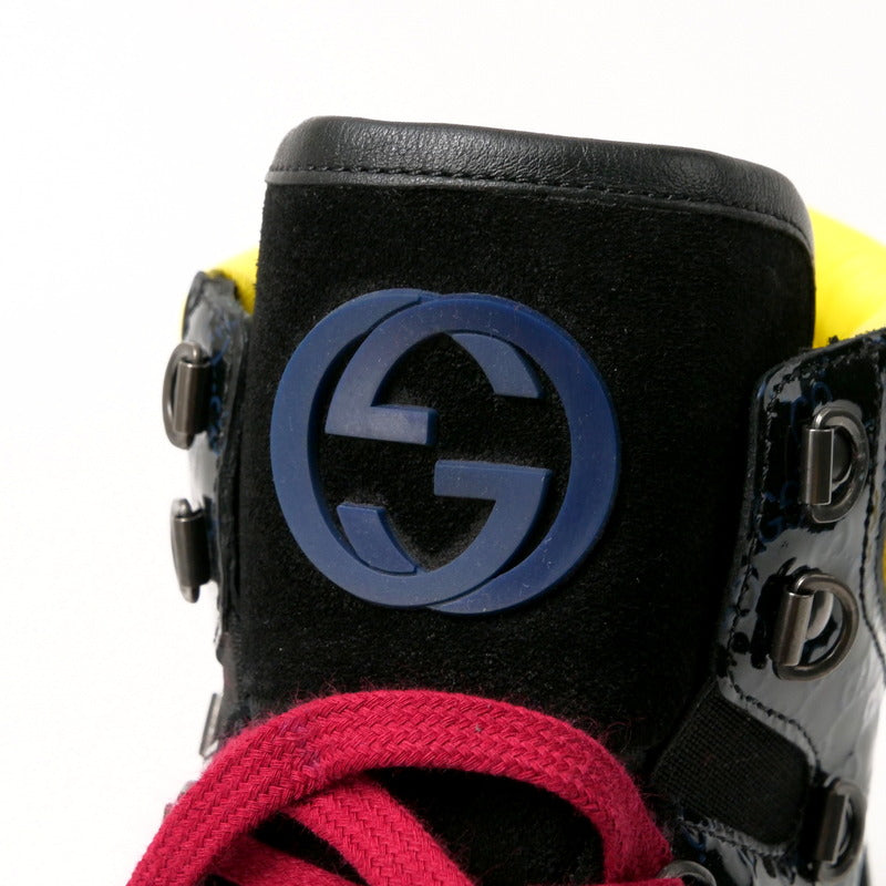 GUCCI sneakers 392167 leather black 10 2/1G