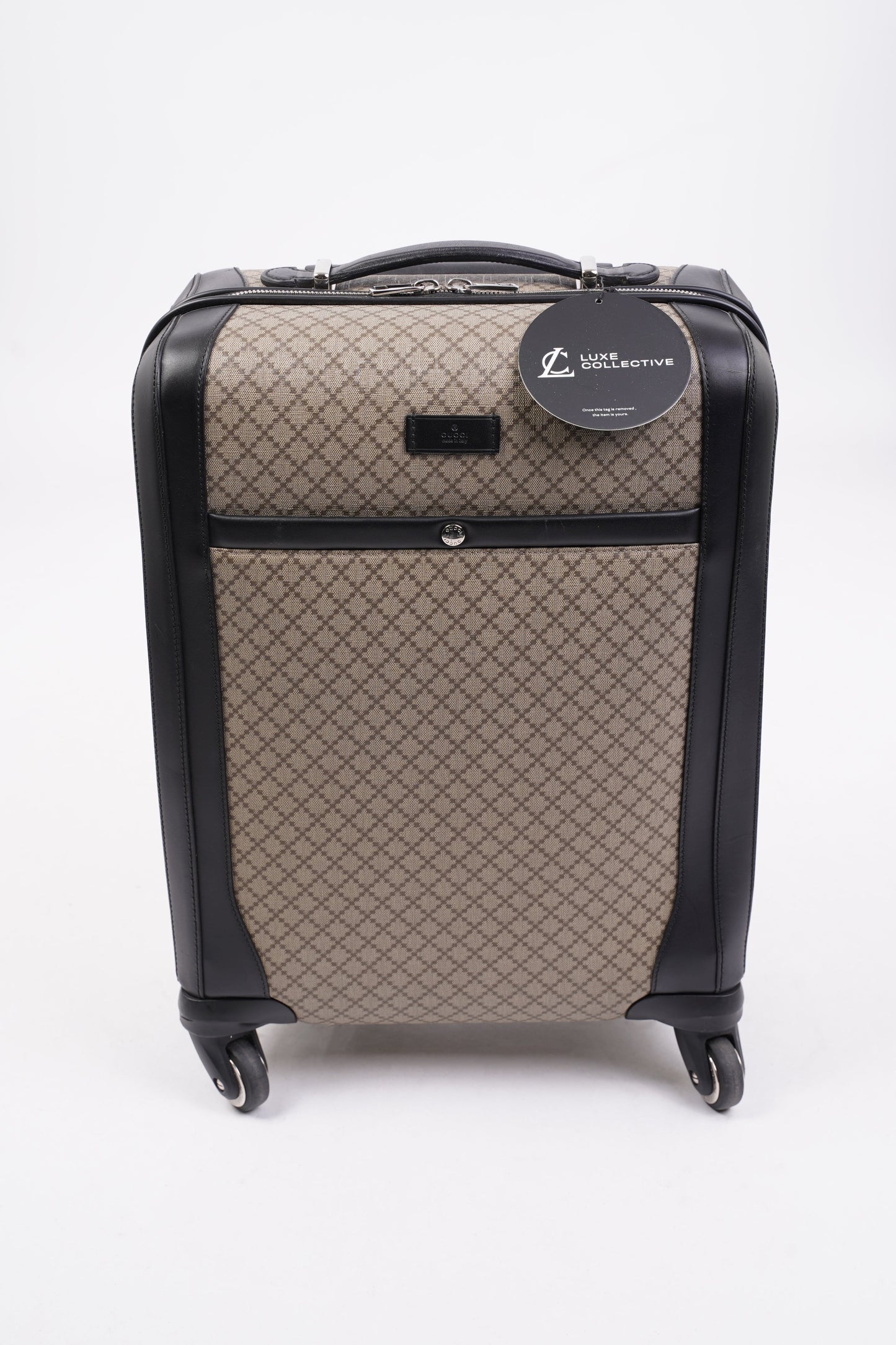 Gucci Diamante Carry On Suitcase Supreme Coated Canvas