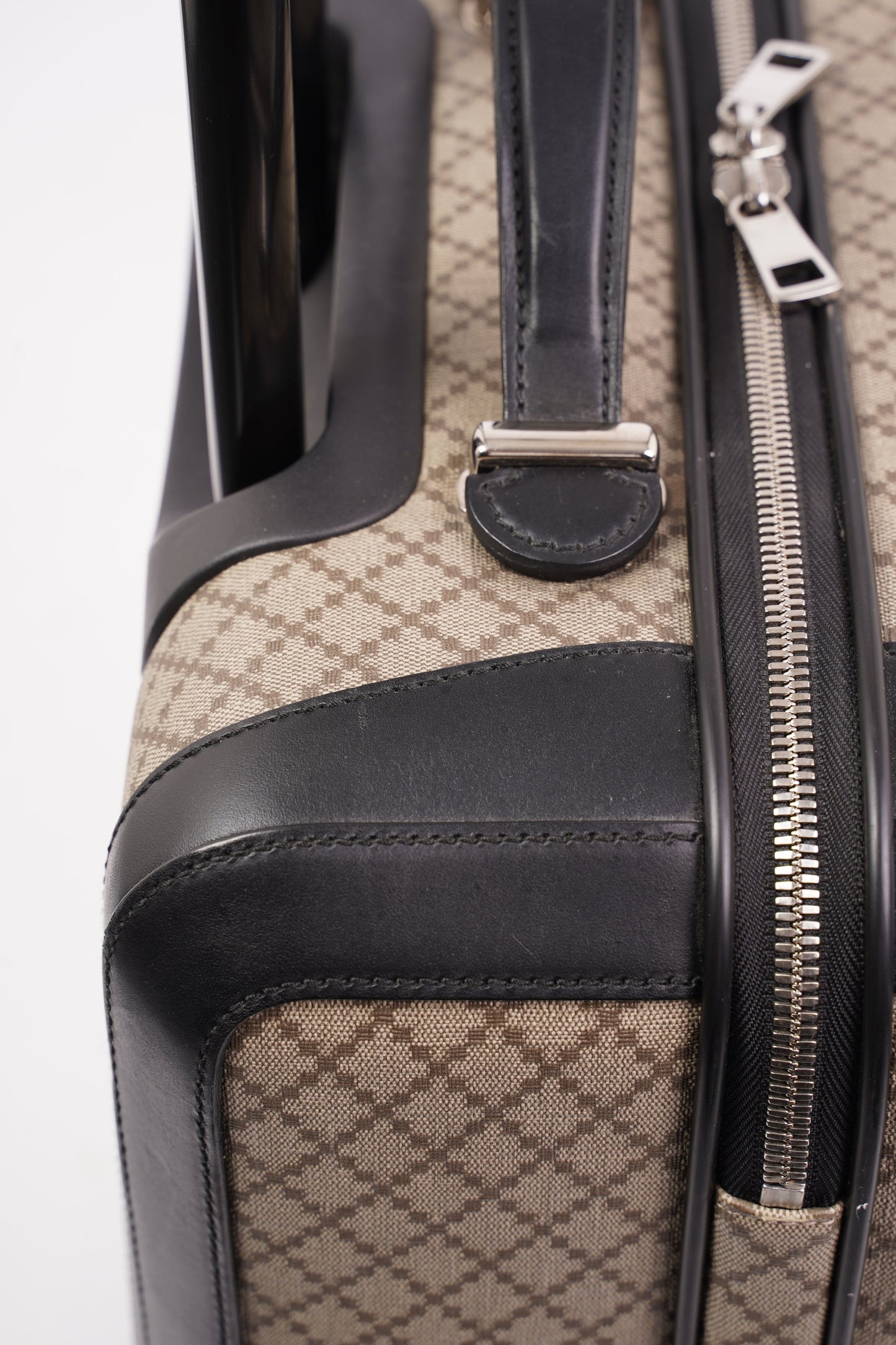 Gucci Diamante Carry On Suitcase Supreme Coated Canvas