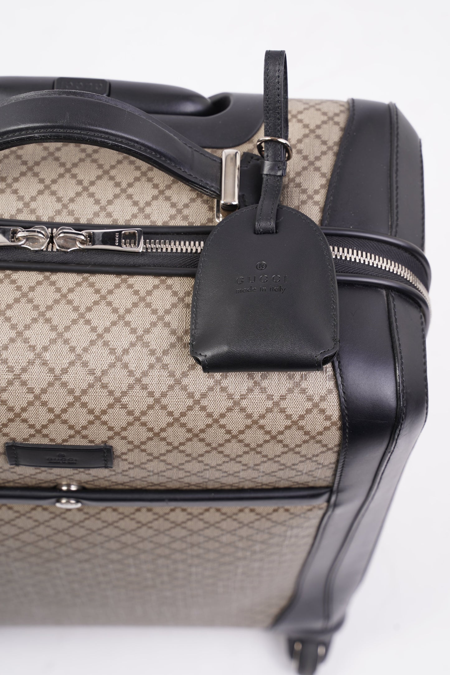 Gucci Diamante Carry On Suitcase Supreme Coated Canvas