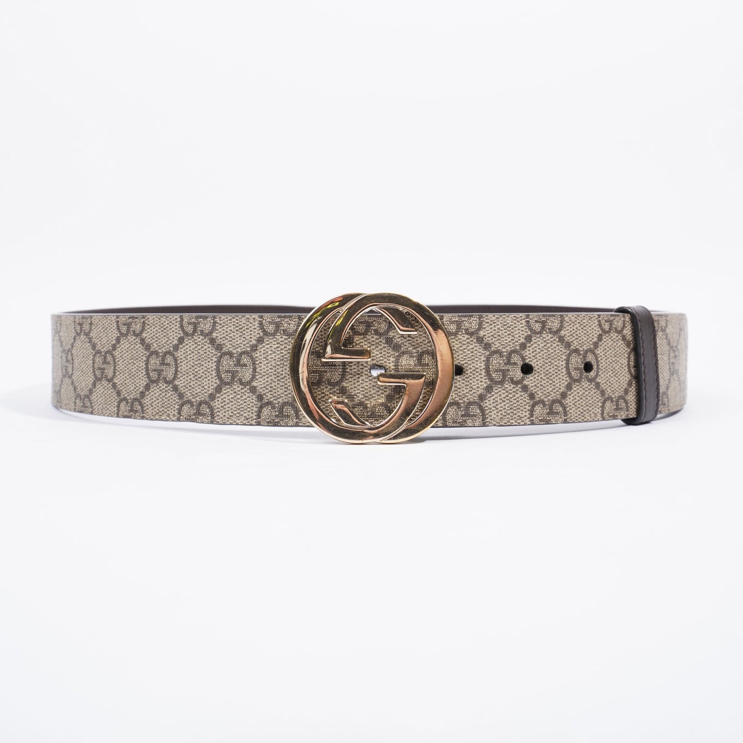 Gucci Interlocking G Belt GG Supreme Leather 95cm 34"