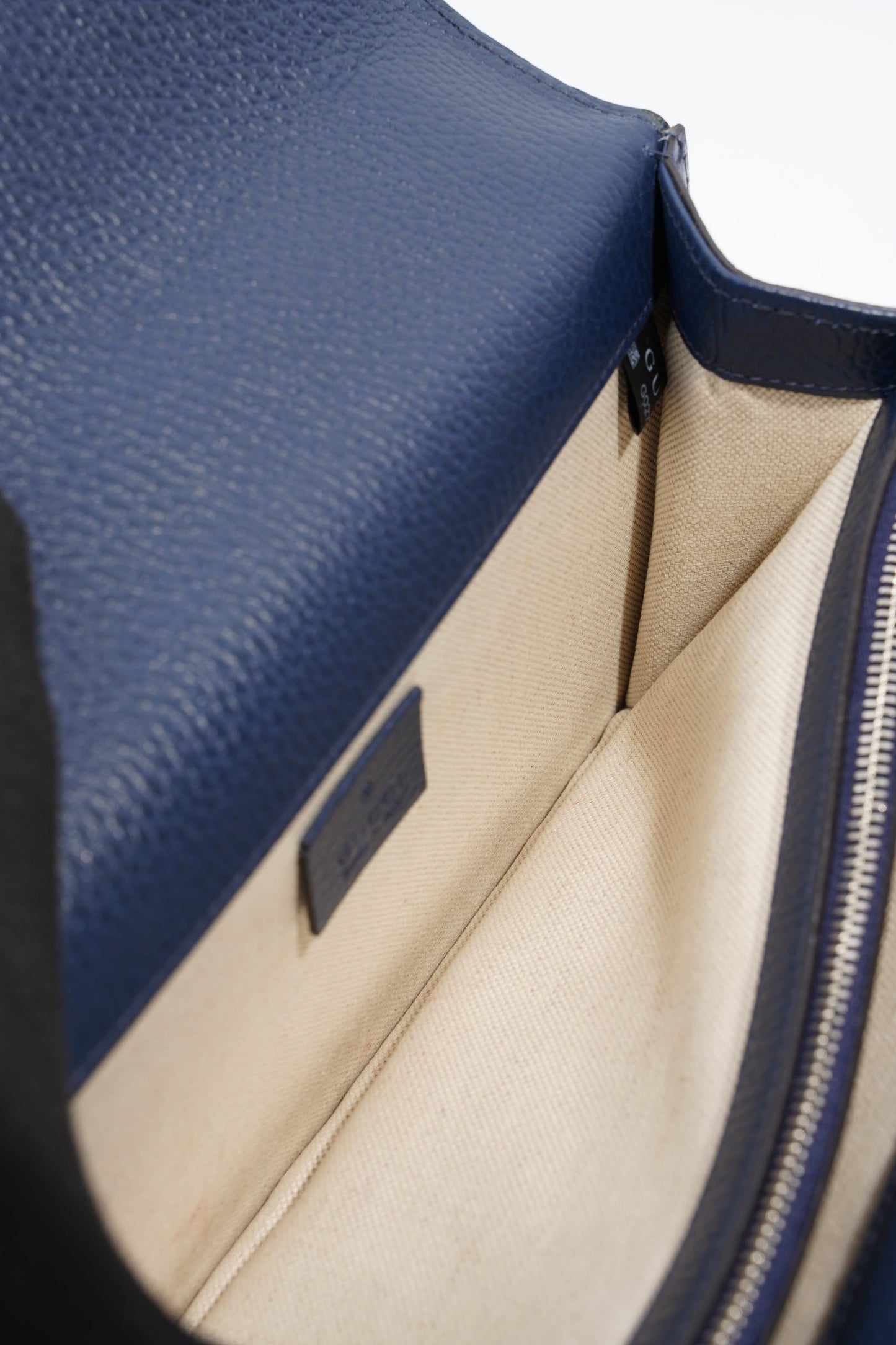 Gucci Dionysus Navy Leather Small