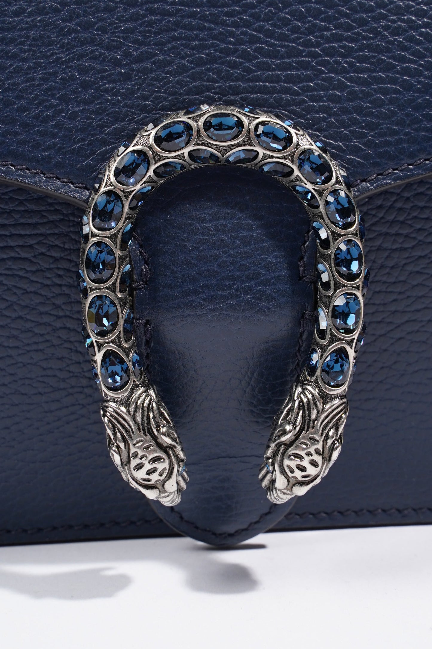 Gucci Dionysus Navy Leather Small
