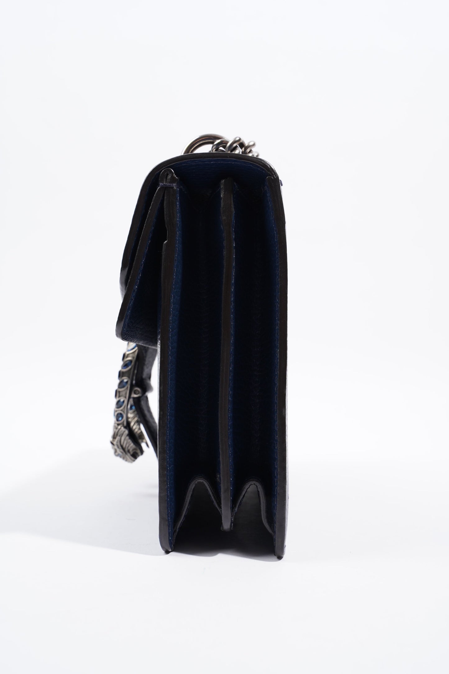 Gucci Dionysus Navy Leather Small