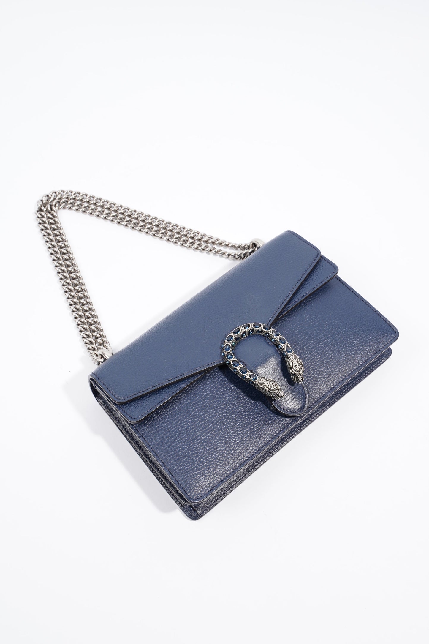 Gucci Dionysus Navy Leather Small