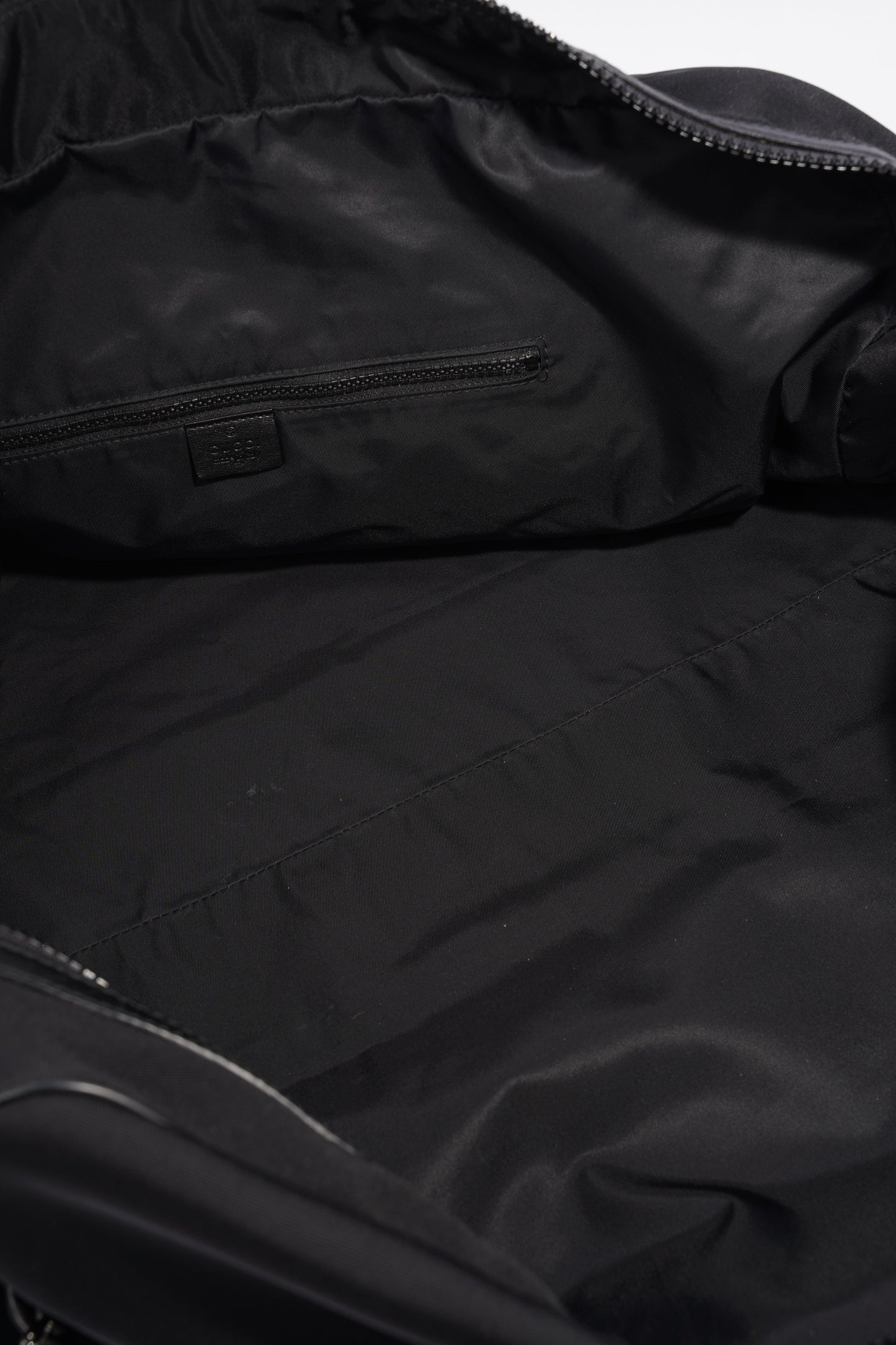 Gucci Parana Duffle Bag Black Canvas Large