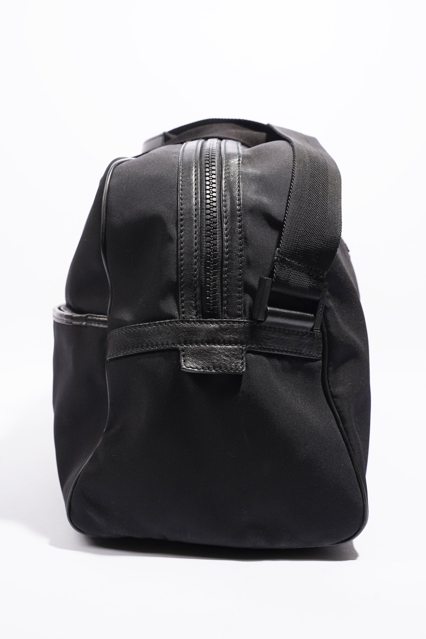 Gucci Parana Duffle Bag Black Canvas Large