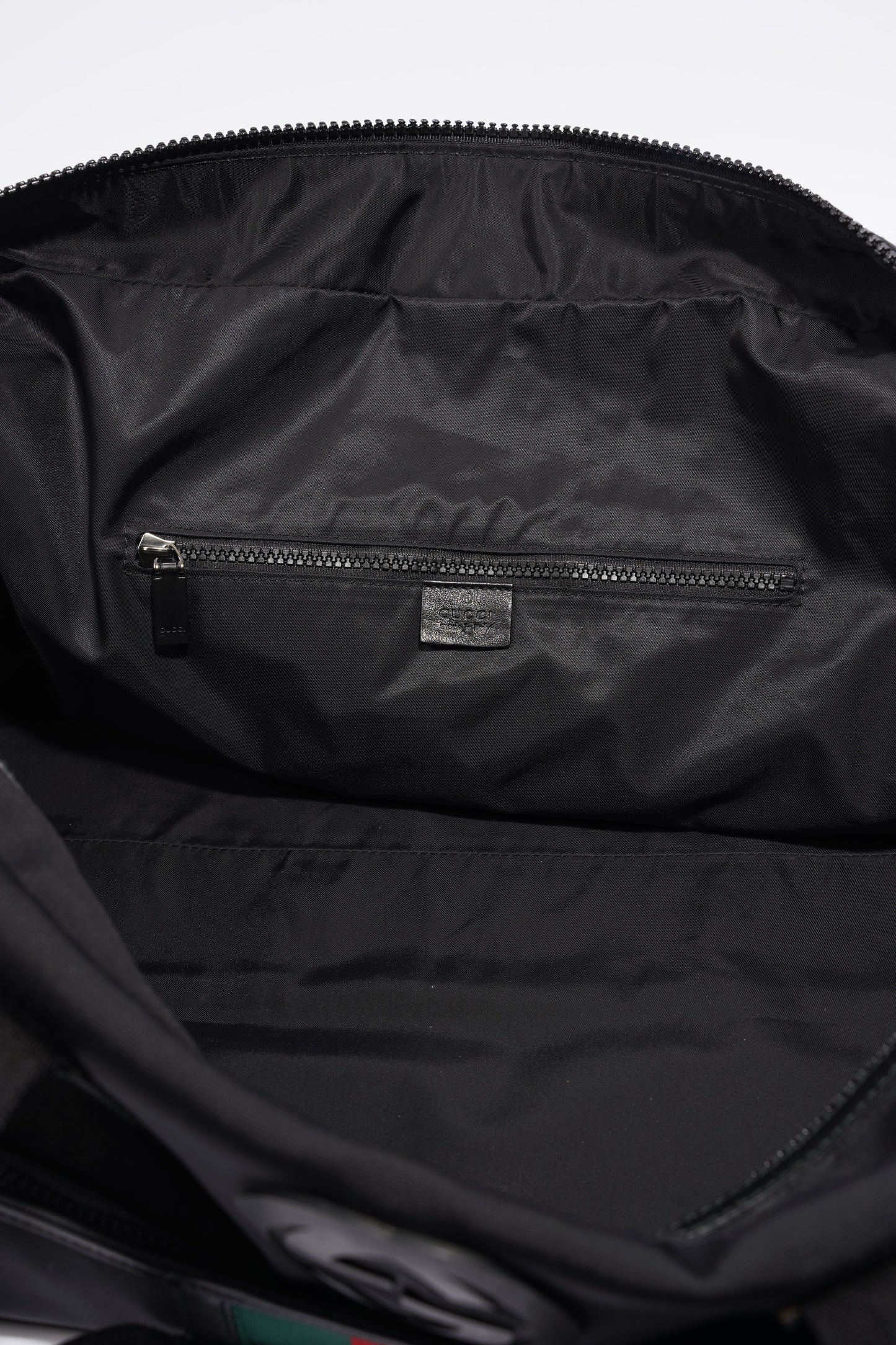 Gucci Parana Duffle Bag Black Canvas Large