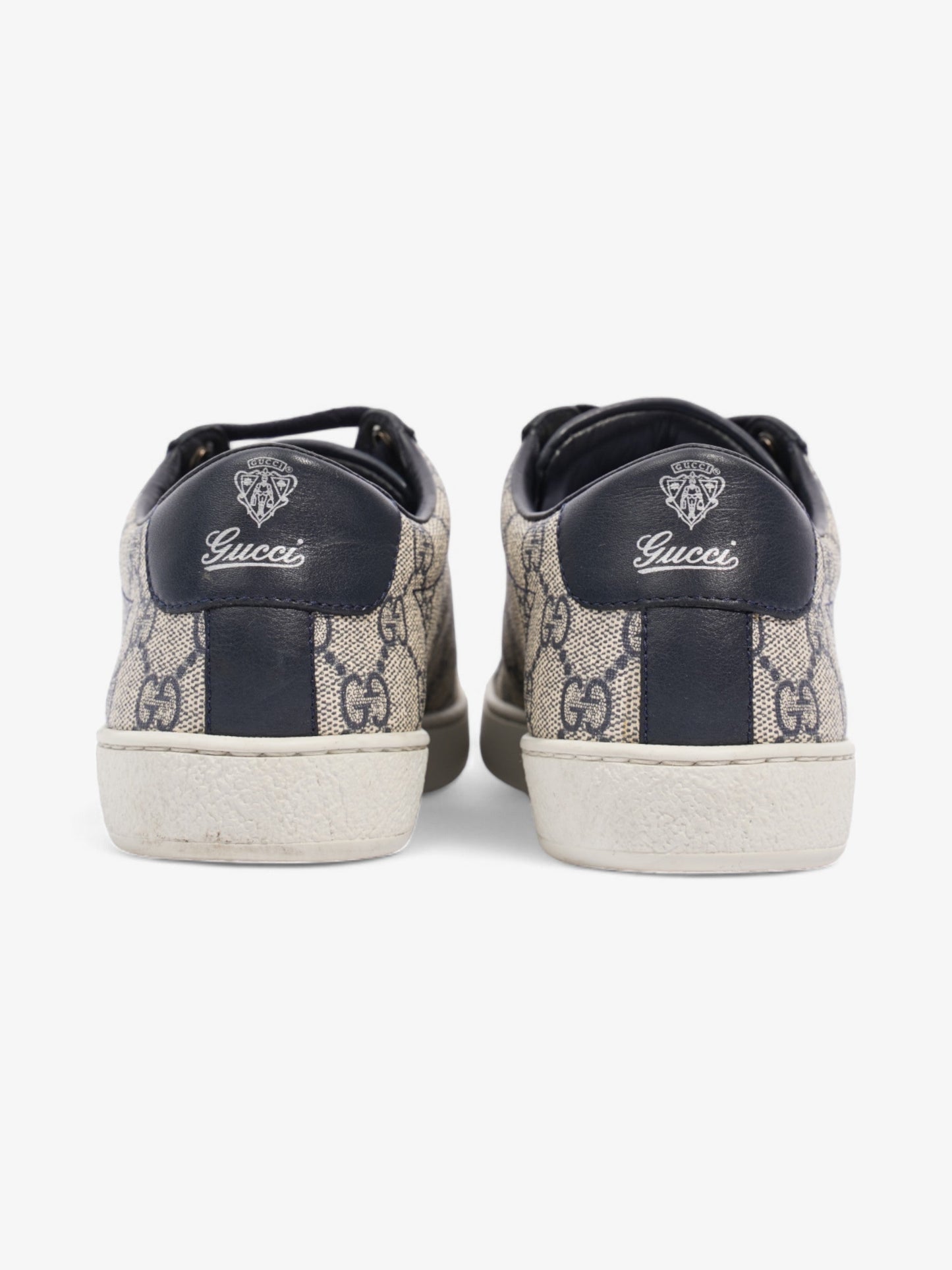 Gucci Brooklyn GG Supreme Beige / Navy Coated Canvas EU 37 UK 4