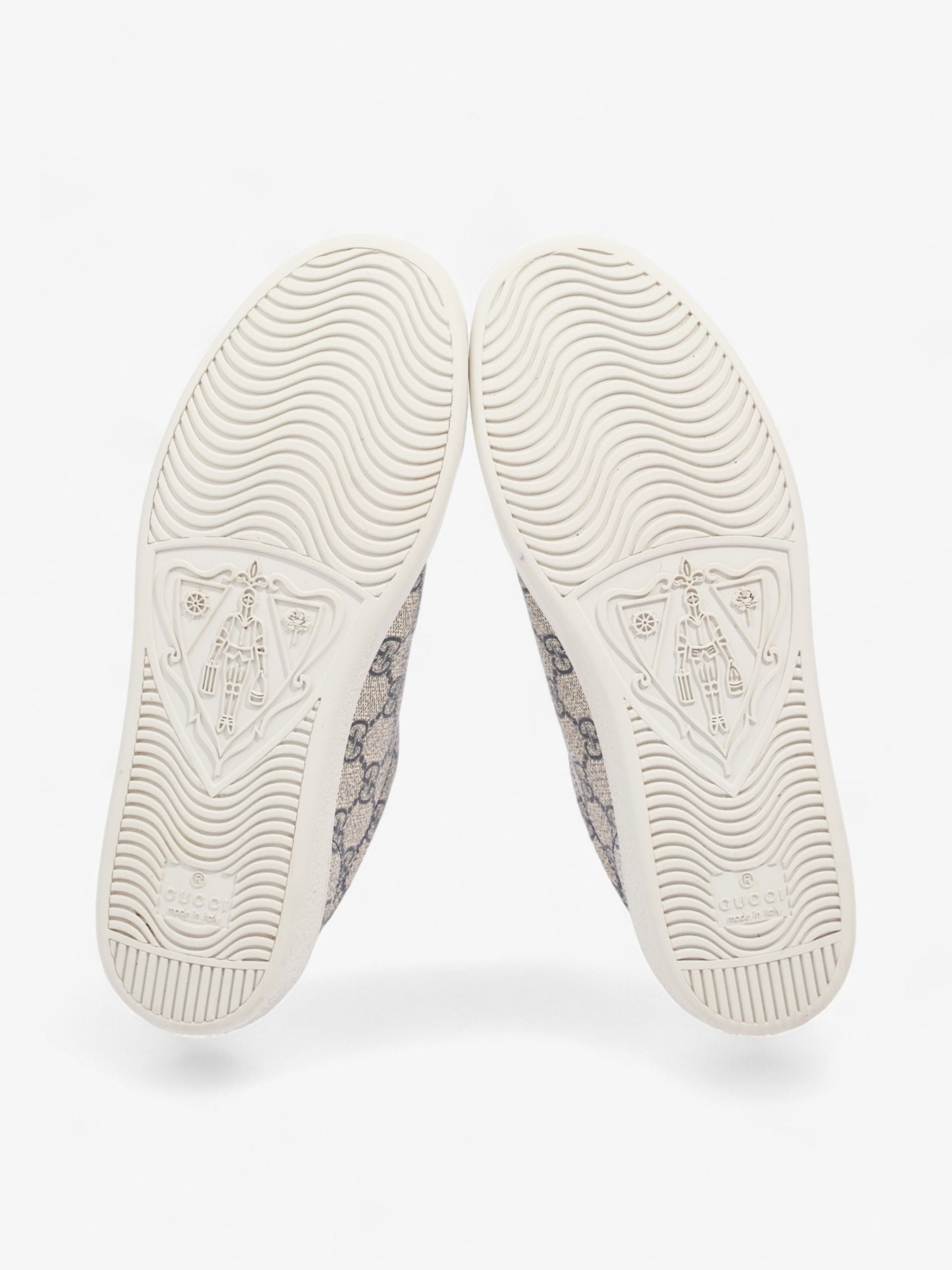 Gucci Brooklyn GG Supreme Beige / Navy Coated Canvas EU 37 UK 4