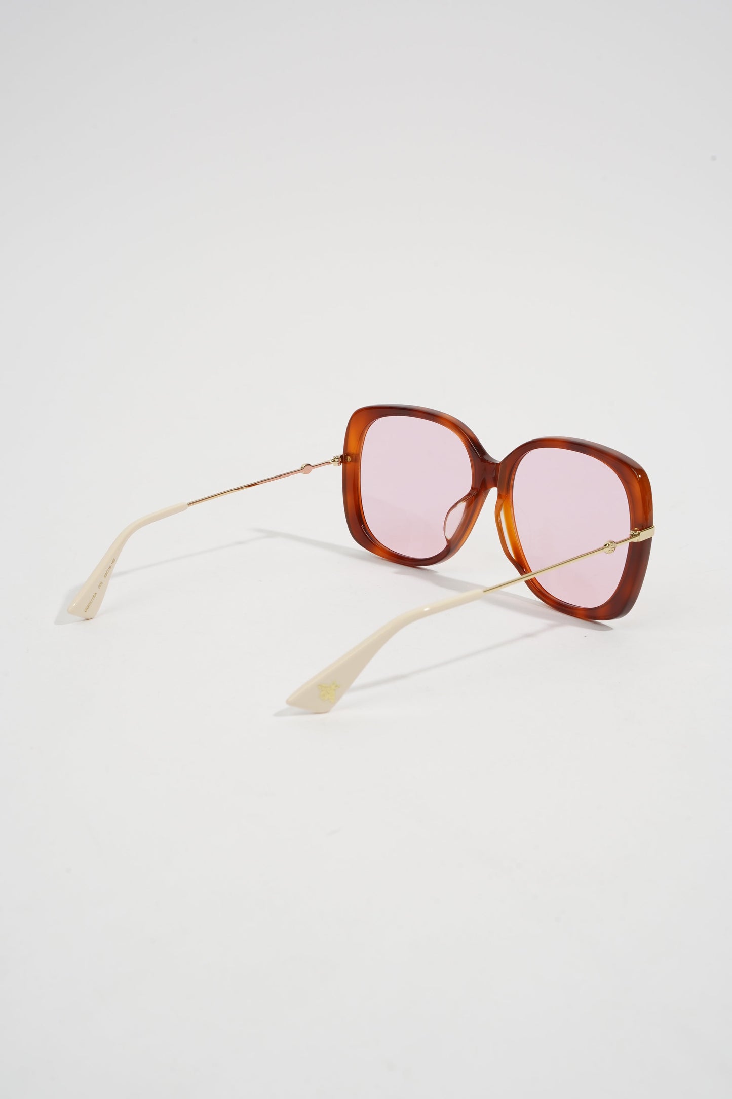 Gucci GG0511SA Sunglasses Pink / White Acetate 145mm