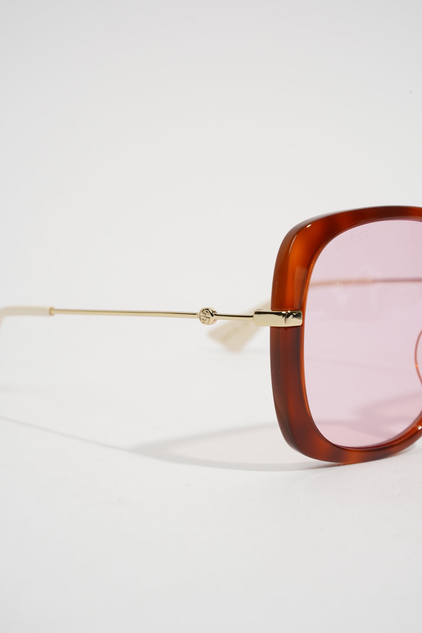 Gucci GG0511SA Sunglasses Pink / White Acetate 145mm