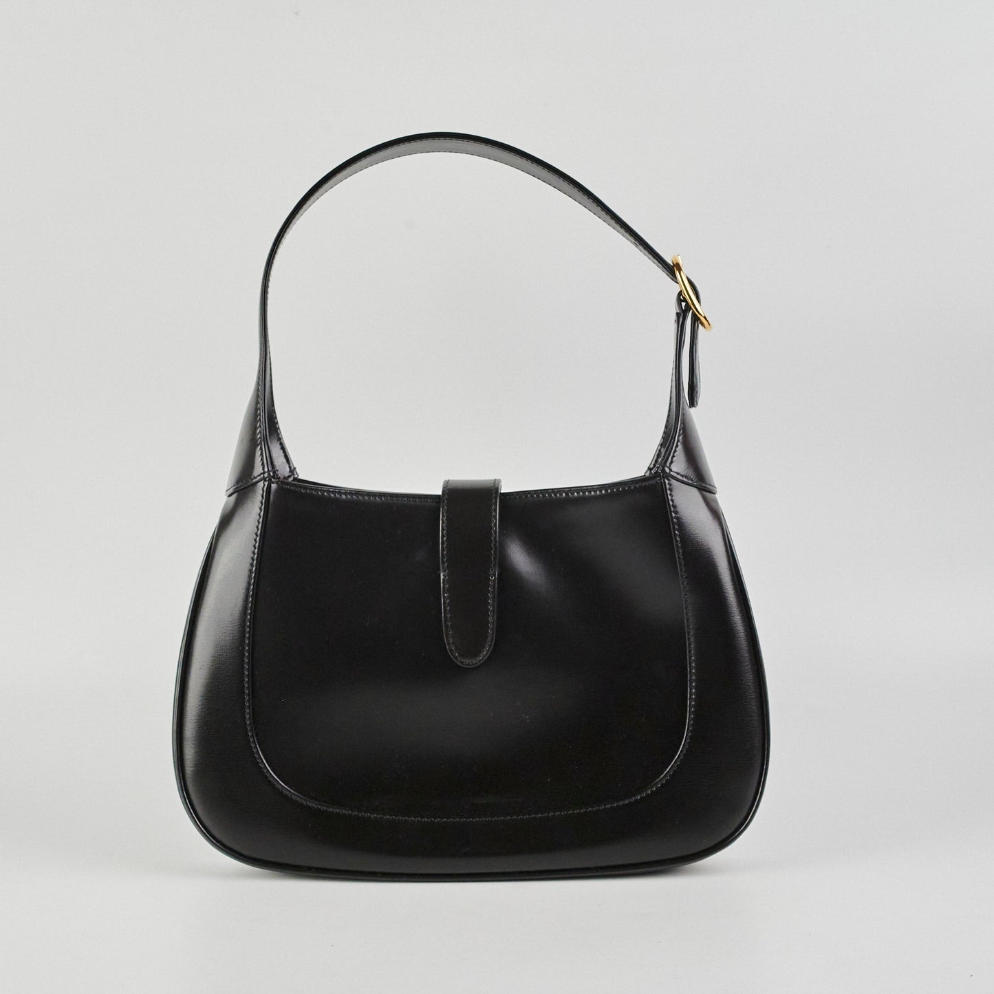 Gucci Jackie Small Black Leather Shoulder Bag