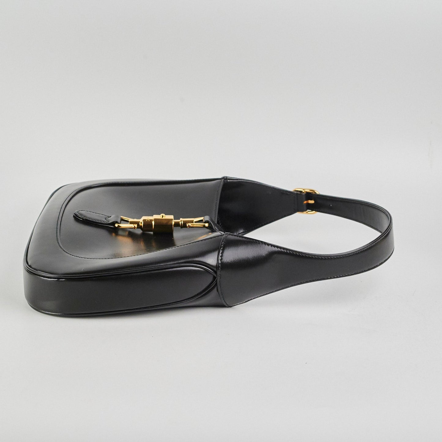 Gucci Jackie Small Black Leather Shoulder Bag