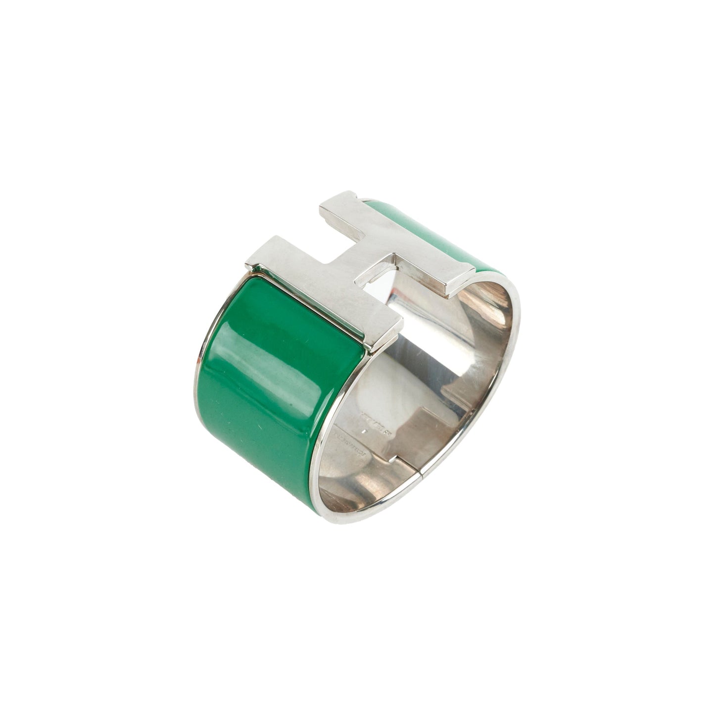 Hermes Clic Clac H Bracelet Green