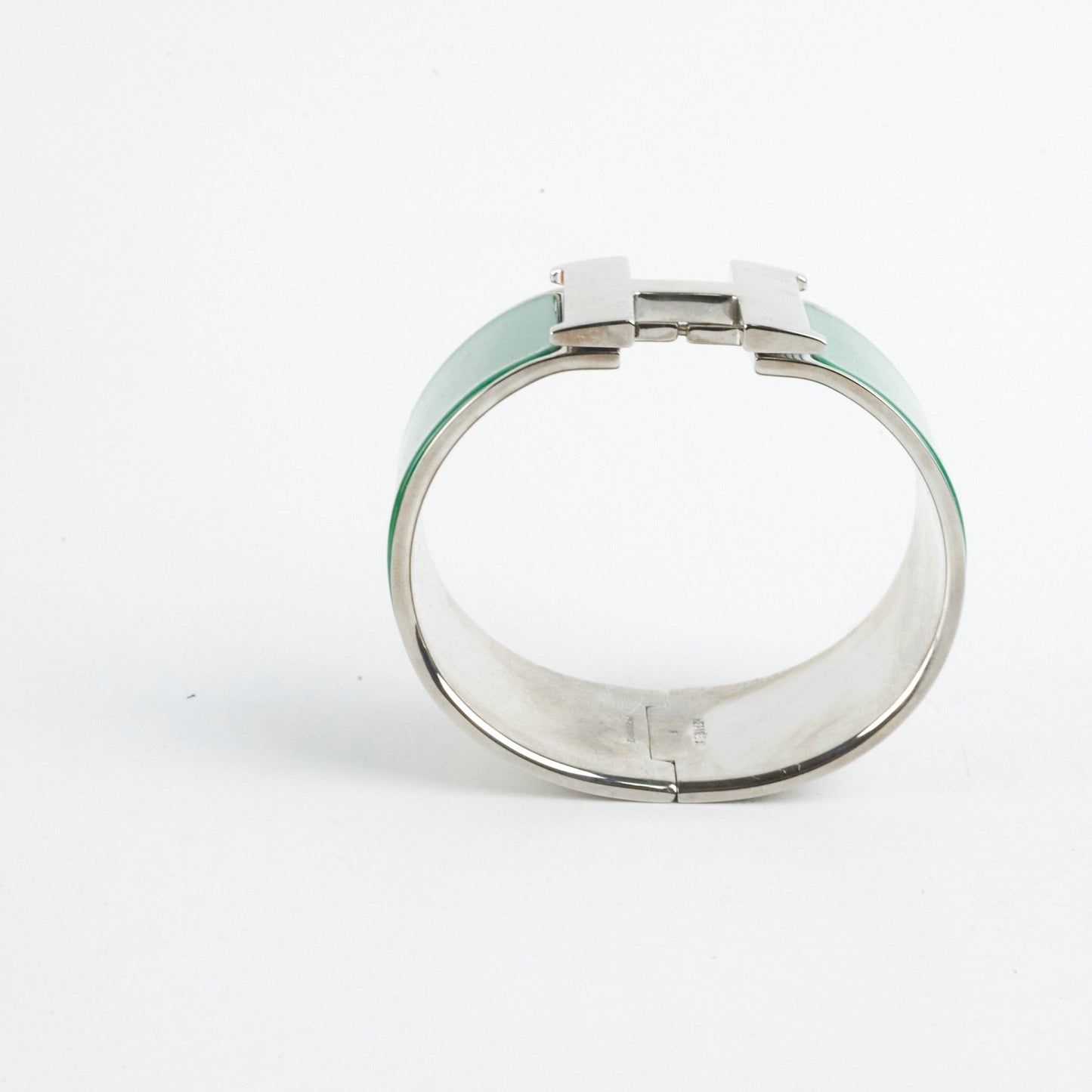Hermes Clic Clac H Bracelet Green