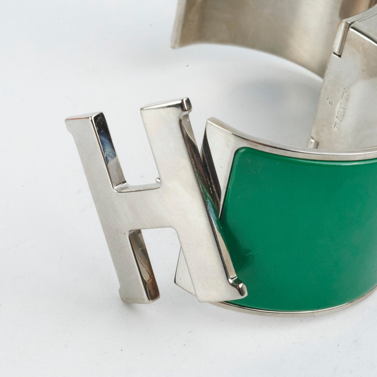 Hermes Clic Clac H Bracelet Green