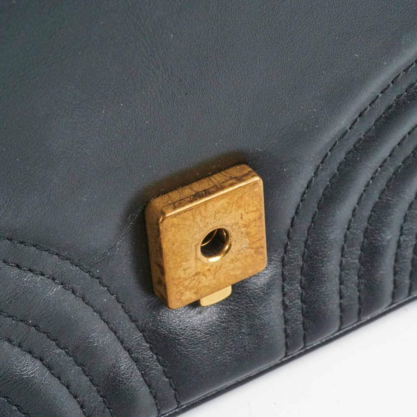 Gucci Marmont Black Top Handle