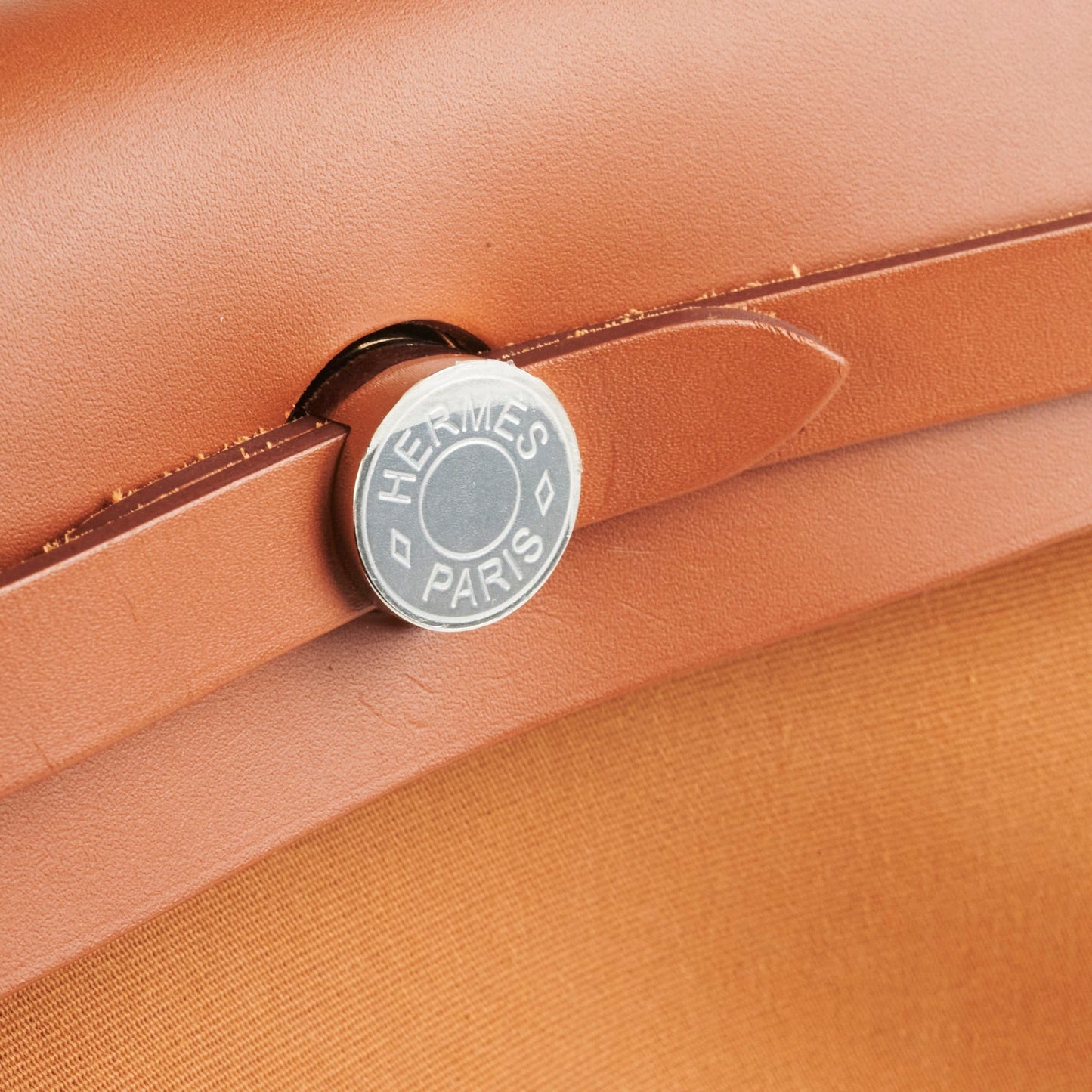 Hermes Herbag 31 Dune/Magnolia - Z Stamp