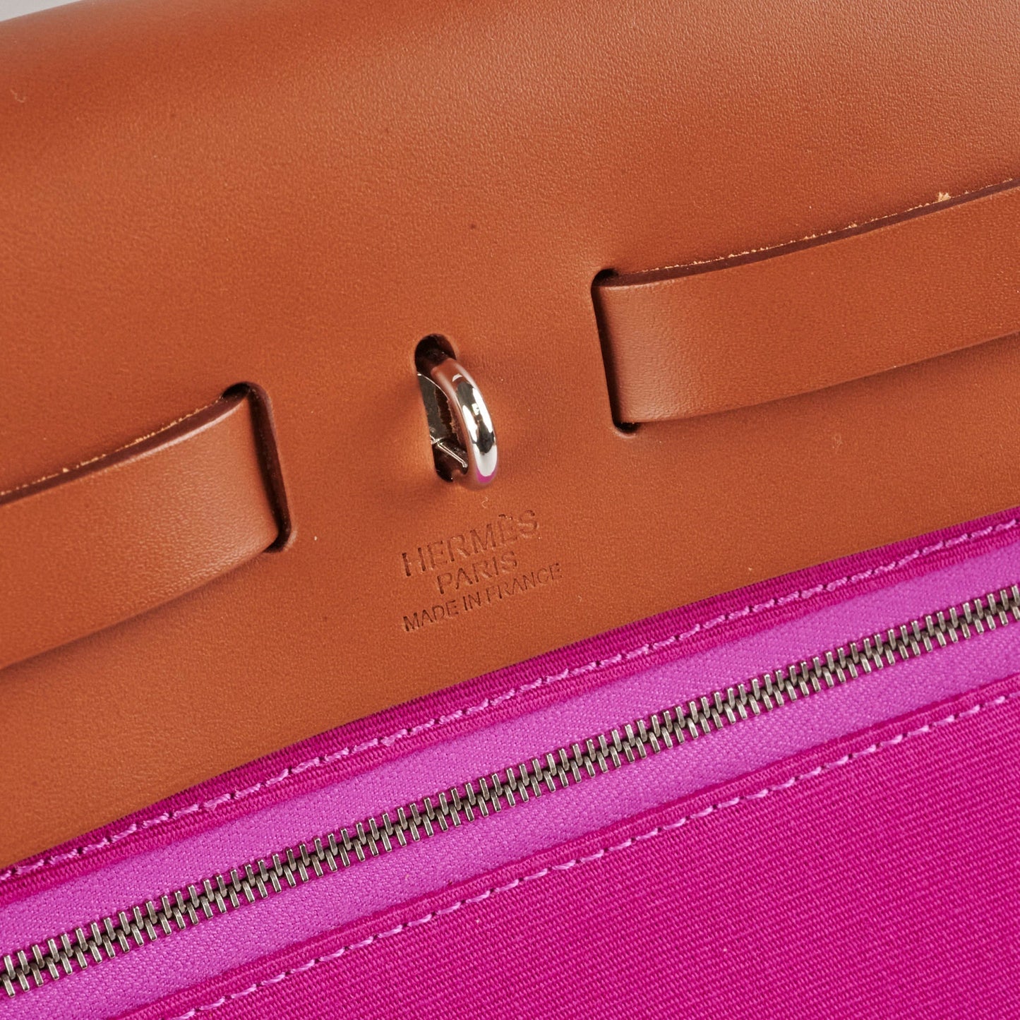 Hermes Herbag 31 Dune/Magnolia - Z Stamp