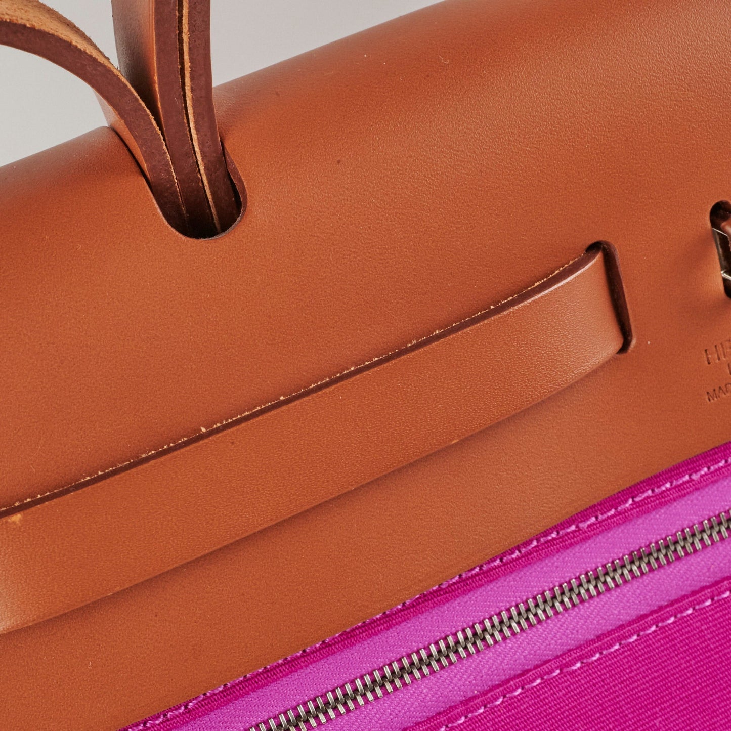 Hermes Herbag 31 Dune/Magnolia - Z Stamp