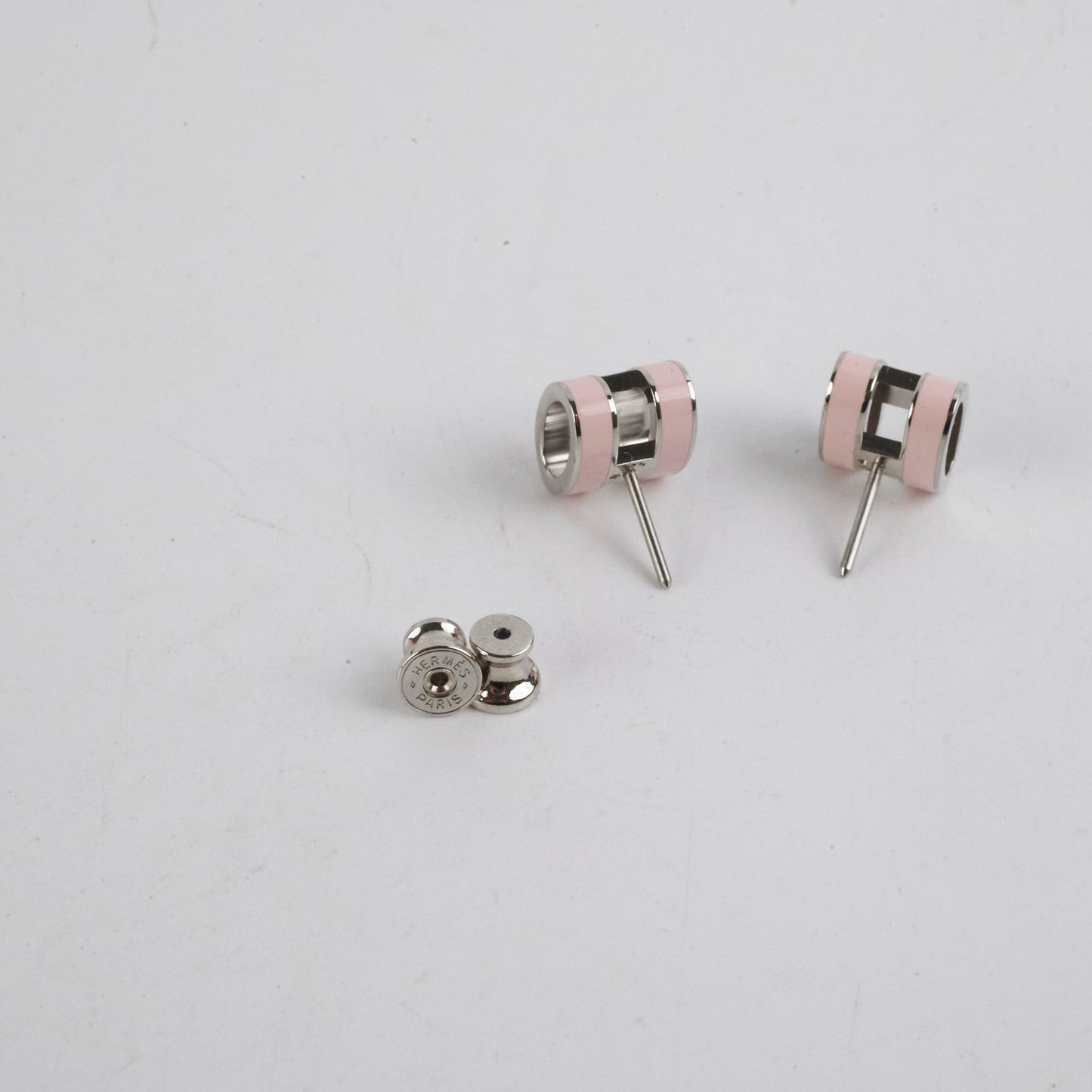 Hermes Pop H Pink Earrings