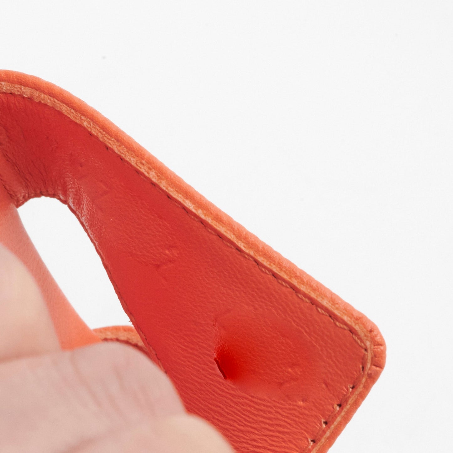 Hermes Oran Slides Orange Size 37