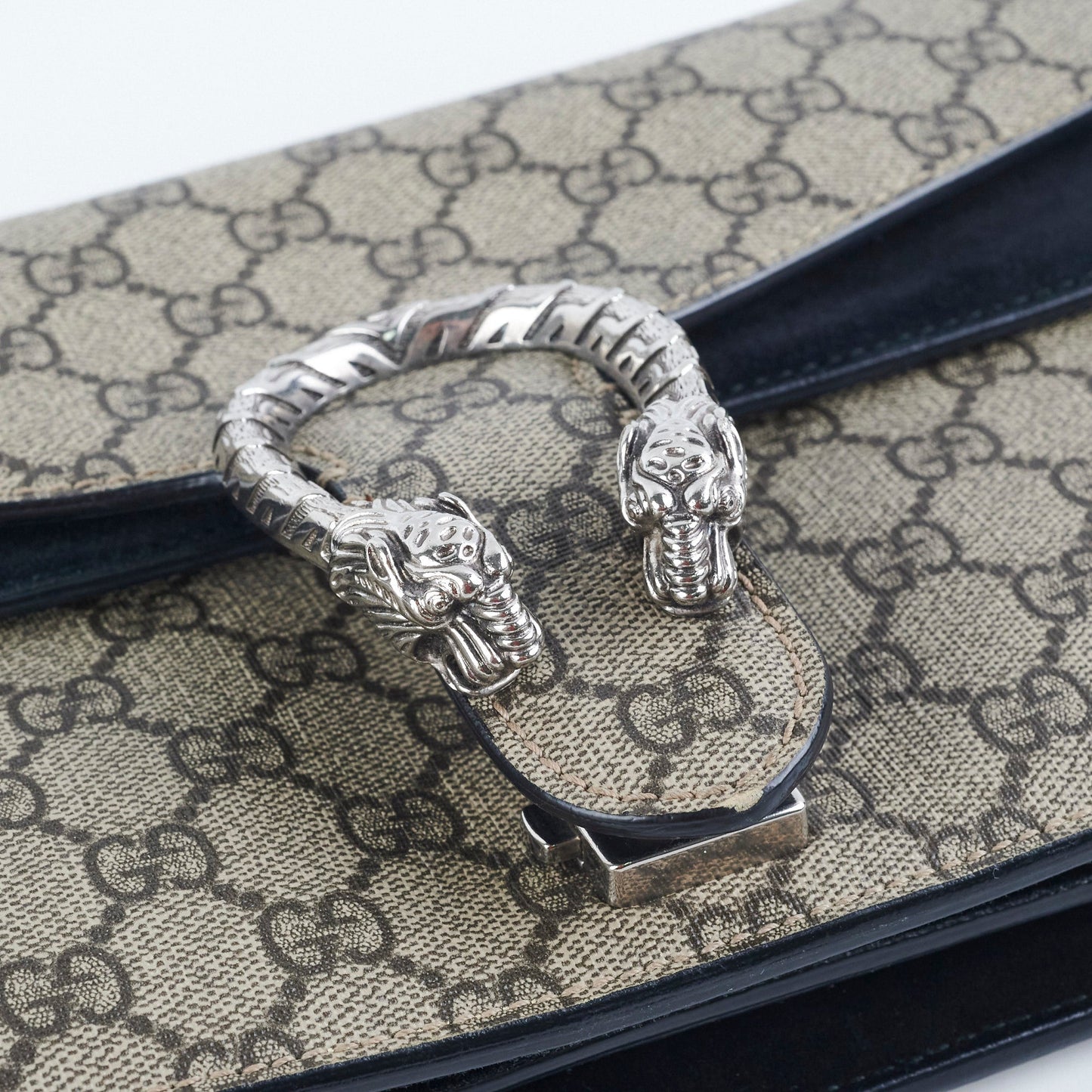 Gucci Medium Black Monogram Dionysus