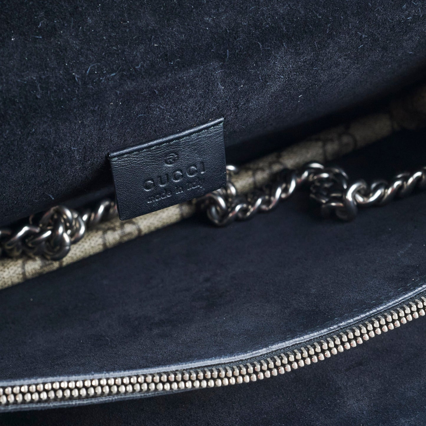 Gucci Medium Black Monogram Dionysus