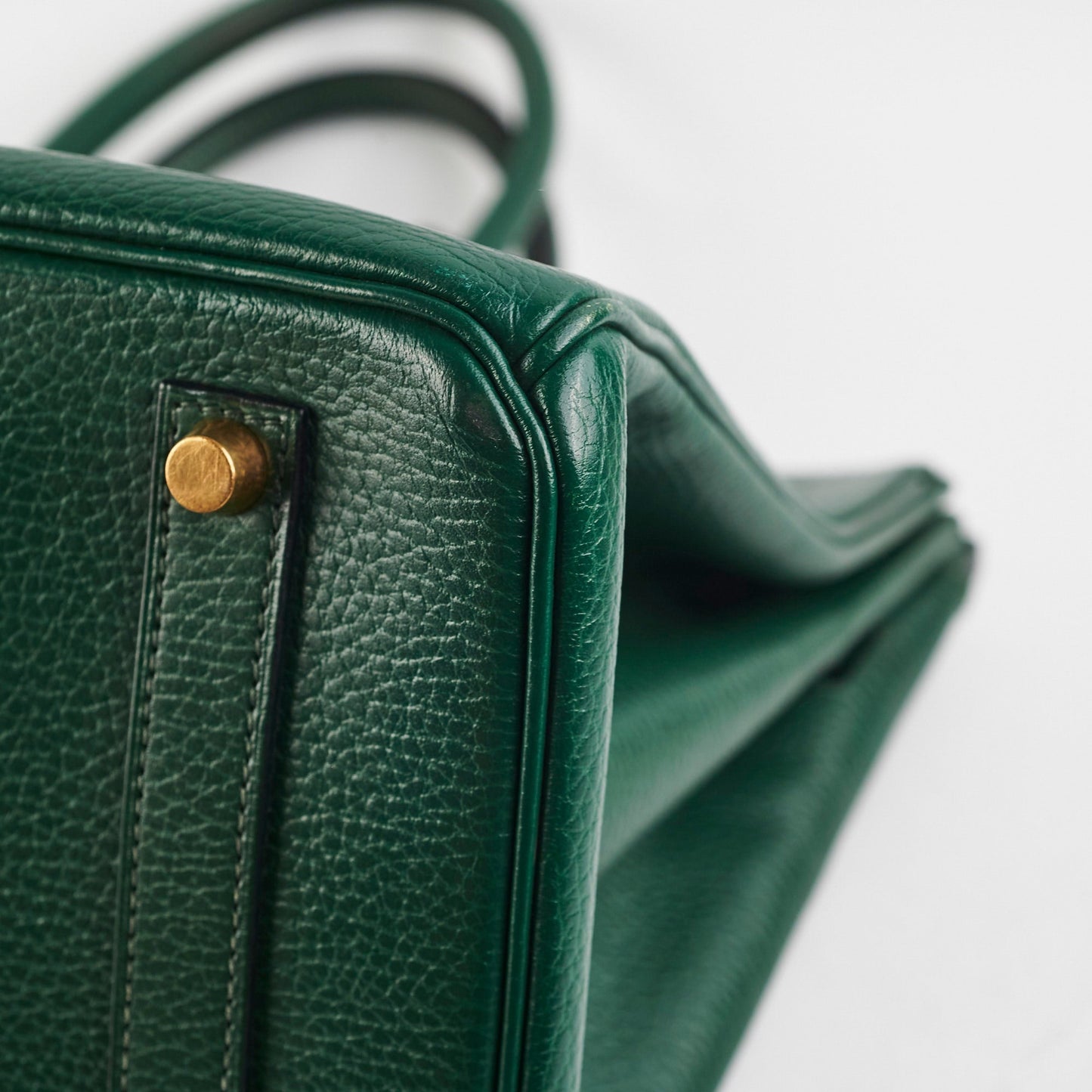 Deal of the Week - Hermes Birkin 35 Ardennes Vert Anglais Stamp F Square