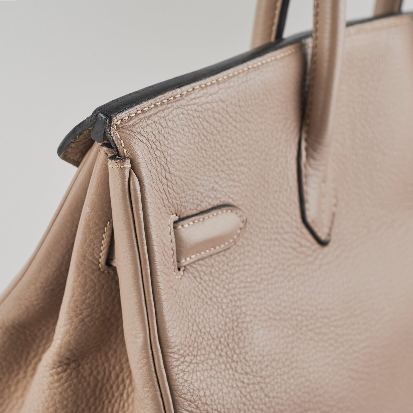 Hermes Birkin 35 Gris Tourterelle Togo - L Square Stamp