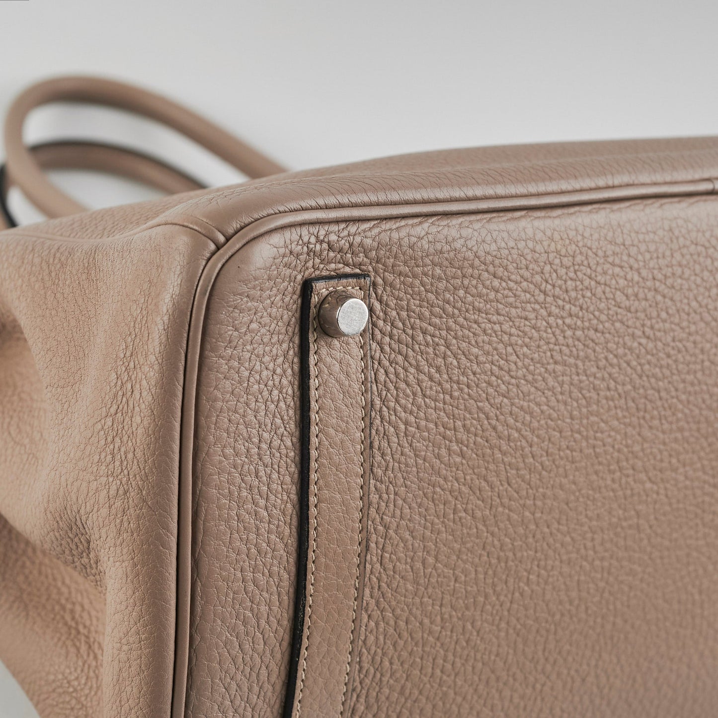 Hermes Birkin 35 Gris Tourterelle Togo - L Square Stamp