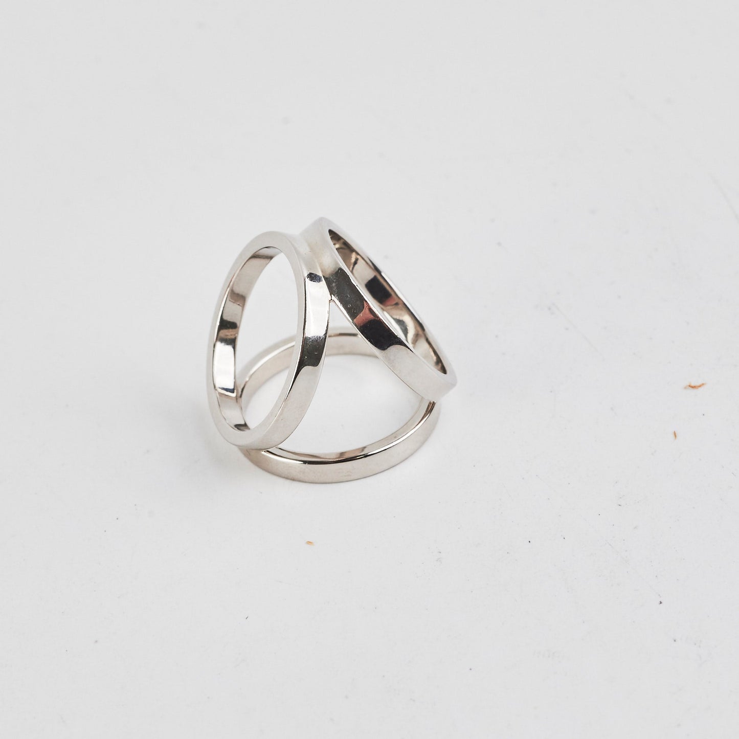 Hermes Palladium Scarf Ring